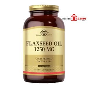 Solgar Flaxseed Oil 1250 mg 100 Kapsül